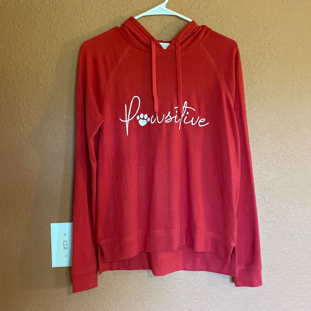 Red Pawsitive Sweatshirt